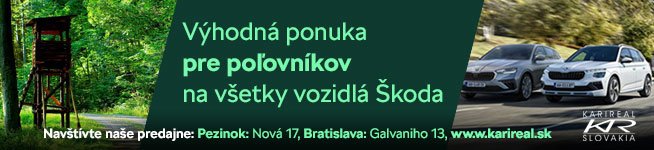 Výnimočná výhodná ponuka na vozidlá Škoda pre poľovníkov.