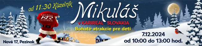 Mikuláš v KARIREAL SLOVAKIA